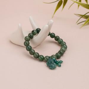 Jade Bead Bracelet — Natural Type A
